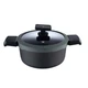 Каструля з кришкою MasterРro Gastro reeco BGMP-8108 28 см 7.2 л чорна 4811295 - зображення 2