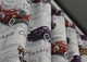 Шторная ткань, с разноцветным принтом "Classic Car". Цвет разноцветный. Код 1499ш 4946561 - изображение 6