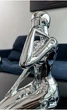 Велика статуетка Кіберпанк Геноїд Хадзіме Сораяма (Hajime Sorayama), срібна - зображення 4