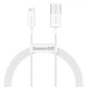 Кабель Baseus Superior Series Fast Charging Lightning 2.4A 1m, White (CALYS-A02) 4773100 - изображение 1