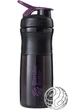 Шейкер спортивний (пляшка) BlenderBottle SportMixer Flip 28oz/820ml Black/Plum - зображення 1
