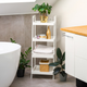 Стелаж ModernHome by Multistore 4 полиці білий (RH1908-08 WHITE) - зображення 5