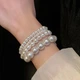 Браслет "Classic Pearl Style", (4 мм, 6 мм, 8 мм, 10 мм, 12 мм, 14 мм) - изображение 1