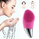 Щетка-массажер Sonic Facial Brush BR-020 Pink электрическая силиконовая для чистки лица (BR-020) - изображение 3