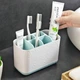 Органайзер для зубных щеток Large Toothbrush Caddy, удобный, белый (Cad-14525) - изображение 6