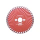 Диск алмазный отрезной по бетону TURBO 125х2.4х7х22 мм Intertool - изображение 1