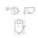 Унітаз підвісний Qtap Robin New Ultra Quiet з сидінням Soft-close MATT BLACK QT13332381АSMB - зображення 2