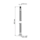 Шланг для під'єднання змішувача Thermo Alliance Standart (пара) 80 см NYLON M10x1/2"В TAS386W80 - зображення 2