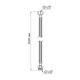 Шланг для води Thermo Alliance Standart 200 см NYLON 1/2"x1/2" ВН TAS388W200 - зображення 2