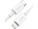 Кабель для Iphone на 1,5м. Type-C to Lightning Superior Series 20W білий, Baseus для зарядки та передачі даних (CATLYS-B02) - зображення 2