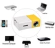 Мультимедийный портативный LED проектор UKC YG-300 White/Yellow с динамиком, поддержкой Full HD, USB и HDMI интерфейсами - изображение 9