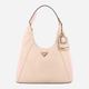 Torebka hobo damska duża Guess Laryn HWBA9196030-LTR Różowa (800070316602) - obraz 1