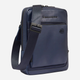 Torba listonoszka męska mała Piquadro CA3084W131/BLU Ciemnogranatowa (800070326334) - obraz 3