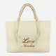 Torba shopper damska duża Love Moschino Borsa JC4119PP1ILM0110 Mleczna (800070318008) - obraz 1
