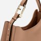 Сумка хобо жіноча з натуральної шкіри велика Furla Nuvola L WB01246BX20451257S1007 Бежева (800070319143) - зображення 5