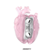 Чехол силиконовый BLACKTIME 808FC HEARTHCASE для Apple AirPods Pro / Pro 2 с карабином, розовый - изображение 2