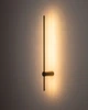Бра, настінний світильник Nowodvorski 11378 Saber LED M 1x11W 3000K 380Lm IP20 Silk Olive (11378) - изображение 2