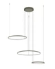 Люстра Nowodvorski 11398 Circolo Led 3x45W 3000K 1600Lm IP20 Оливкова (11398) - изображение 1