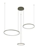 Люстра Nowodvorski 11398 Circolo Led 3x45W 3000K 1600Lm IP20 Оливкова (11398) - изображение 3