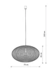 Підвісний світильник, люстра Nowodvorski 11155 Rattan L E27 1x25W IP20 Бежевий (11155) - изображение 10