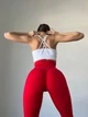 Легінси з ефектом пуш-ап червоного кольору, розмір M - зображення 2