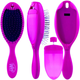 Szczotka do włosów Wet Brush 2-in-1 Treatment do rozczesywania kołtunów Purpurowa (736658585278) - obraz 1