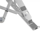 Підставка для ноутбука HiSmart LPS03-3 Aluminum Silver (HS082826) - зображення 9