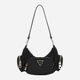 Torebka bagietka damska mała Guess Eco Gemma HWEYG839571-BLA Czarna (800070316720) - obraz 1