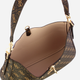 Сумка хобо жіноча середня Guess Eco Brenton HWESG839002-BNL Коричнева (800070325035) - зображення 5