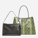 Torba shopper damska skórzana Guess Monia HWMONIL2106-SGN Zielona (800070307778) - obraz 3