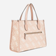 Torba shopper damska Guess Izzy 2 HWOQ8654220-SDL Beżowa (800070334894) - obraz 2