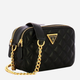 Torebka crossbody damska mała Guess Giully HWQA8748140-BLA Czarna (800070307632) - obraz 3