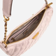 Сумка хобо жіноча маленька Guess Giully HWQI8748120-LTR Рожева (800070316653) - зображення 3