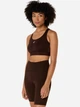 Спортивный топ женский ASICS Road Compression Bra 2012C995-200 M Коричневый (4570158321952) - изображение 4