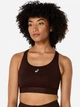 Спортивный топ женский ASICS Road Compression Bra 2012C995-200 M Коричневый (4570158321952) - изображение 6
