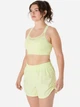 Спортивный топ женский ASICS Road Combination Bra 2012C996-750 80C Желтый (4570158324113) - изображение 4