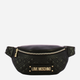 Saszetka na pas damska Love Moschino Marsupio Quilted JC4003PP1LLA0000 Czarna (800070326563) - obraz 1