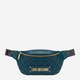 Saszetka na pas damska Love Moschino Marsupio Quilted JC4003PP1LLA0815 Zielona (800070326566) - obraz 1