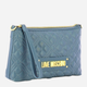 Torebka crossbody damska mała Love Moschino Borsa Quilted JC4013PP1FLA0707 Ciemnogranatowa (800070301991) - obraz 4