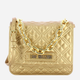 Сумка крос-боді через плече жіноча маленька Love Moschino Borsa Chunky Chain JC4024PP1FLA0901 Золотиста (800070301973) - зображення 1