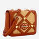Torebka crossbody damska mała Love Moschino Borsa Raffia JC4310PP0IKO110A Brązowa (800070318018) - obraz 3