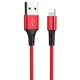 Зарядний кабель Borofone BX87 Sharp Lightning 2.4A 1m Red - изображение 2