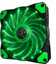 Вентилятор для корпуса Frime Iris LED Fan 15LED Green, 120mm (FLF-HB120G15) - изображение 1