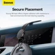 Автомобильный держатель для телефона Baseus C02 Pro Series Magnetic Wireless Charging Car с беспроводной зарядкой 15W для крепления на панель/торпедо (C40156000111-00) Black - изображение 12