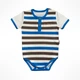 Детское боди для мальчика Nicol 68 см Белый-синий-серый (0452) - изображение 1