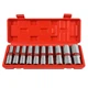 Набор длинных головок 1/2”, 10 единиц, Cr-V, MAXION MXTL- PCS10, (8-24мм) - изображение 1