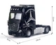 Масштабная модель автомобиля Mercedes-Benz Actros. Металлическая машинка. Черный - изображение 5