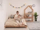 Кровать-платформа BUSY WOOD с ножками и ламелями 160x90 см Натуральное дерево - изображение 8