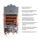 Колонка газовая дымоходная Thermo Alliance JSD20-10QB 10 л EURO - изображение 8