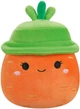 Мягкая игрушка Squishmallows Морковка Каролина в шляпе 19 см (6900007512800) - изображение 1